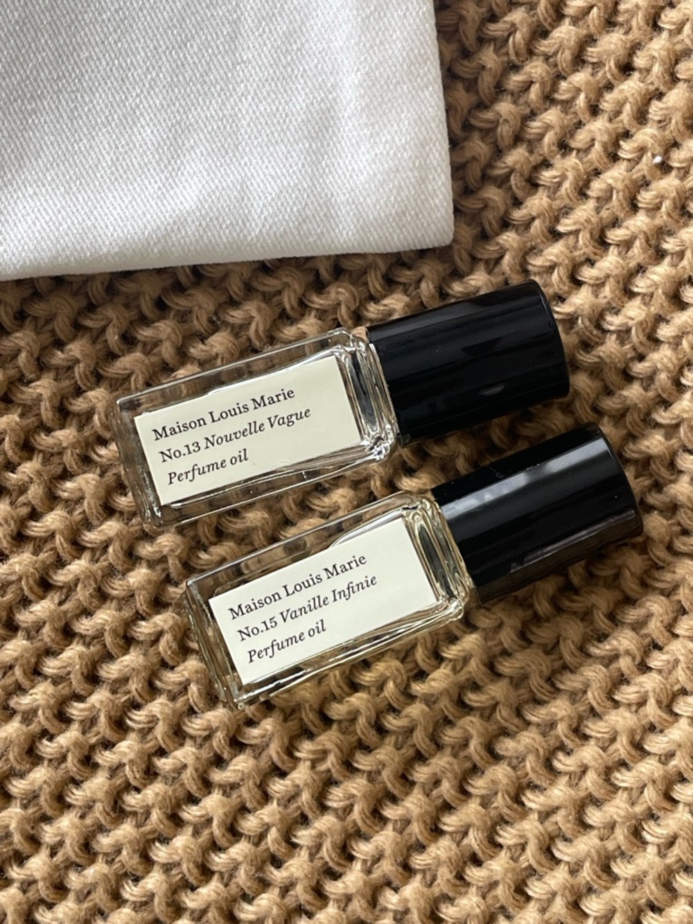 Maison Louis Marie Travel Pouch & Sample Perfume Set - no. 13 no.15